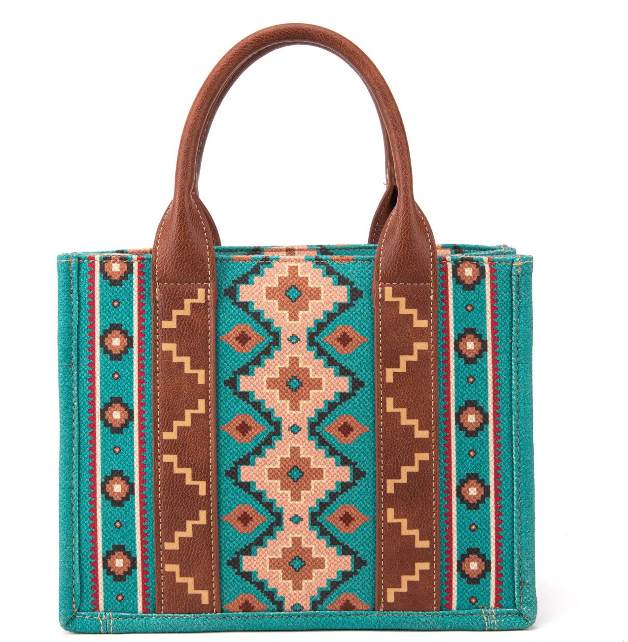 Purses Wrangler Turquoise Allover Aztec WG2203-8120S