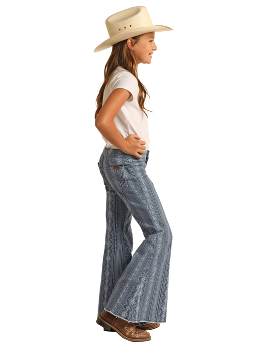 Jeans Girls Rock & Roll Bell Bottom RRGD7PR0RV
