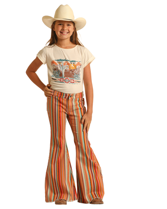 Jeans Girls Rock & Roll Bell Bottom RRGD7PR0RZ