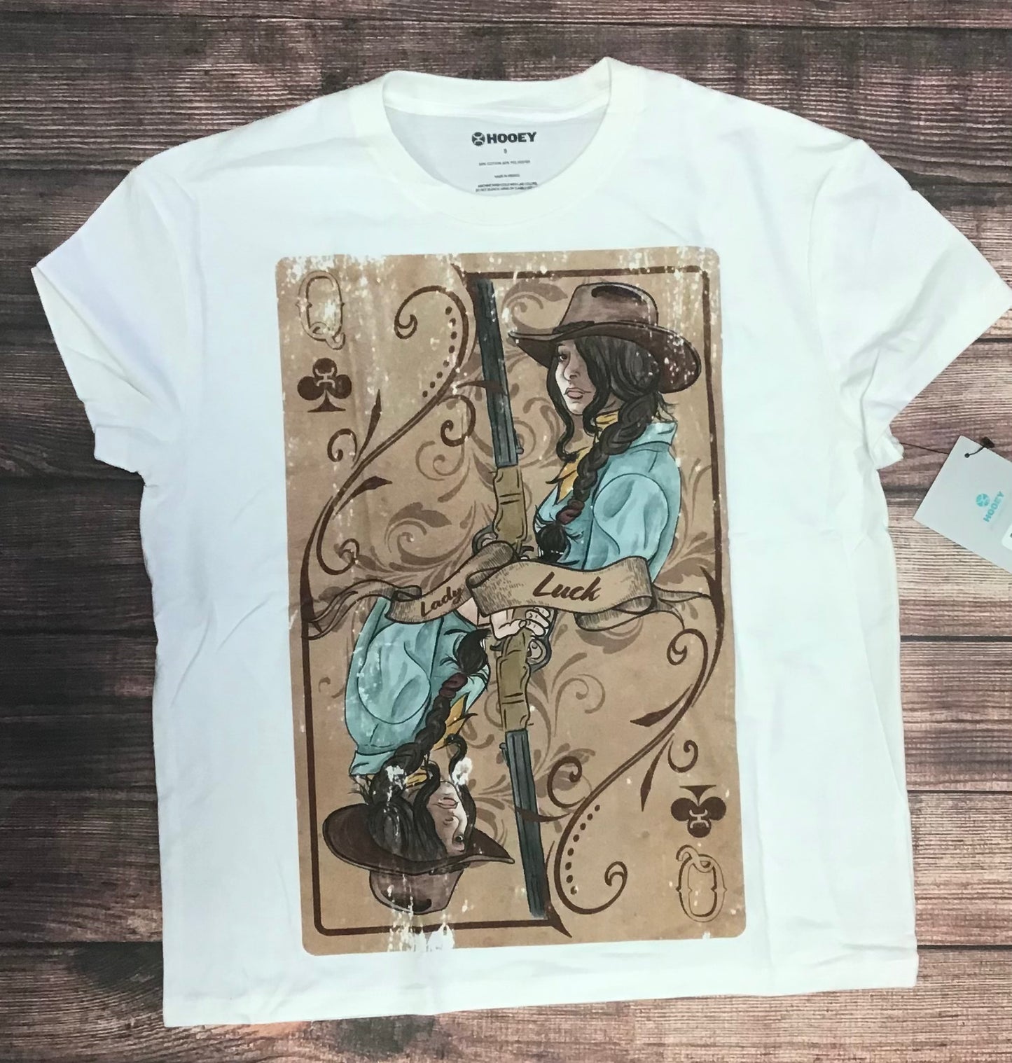 Shirt Women’s Hooey Lady Luck Short Sleeve HT1720CR