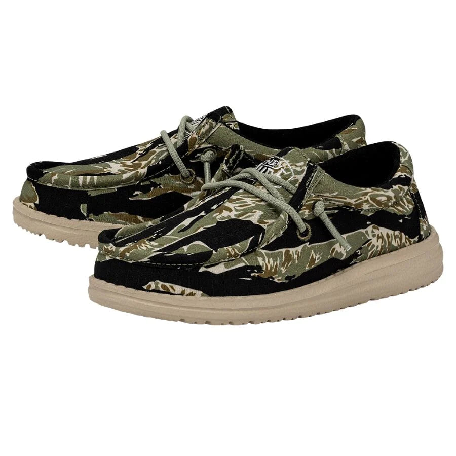 Shoes Kids Hey Dude Wally Youth Camouflage 40042-9CJ