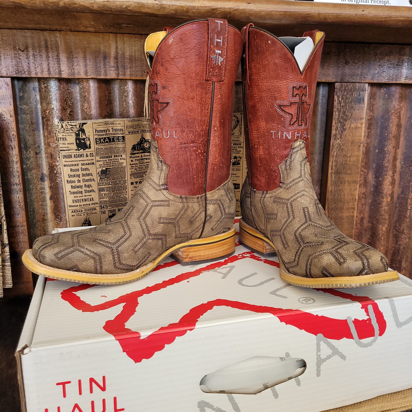Boots Men’s Tin Haul 0441 BR Maze Rider