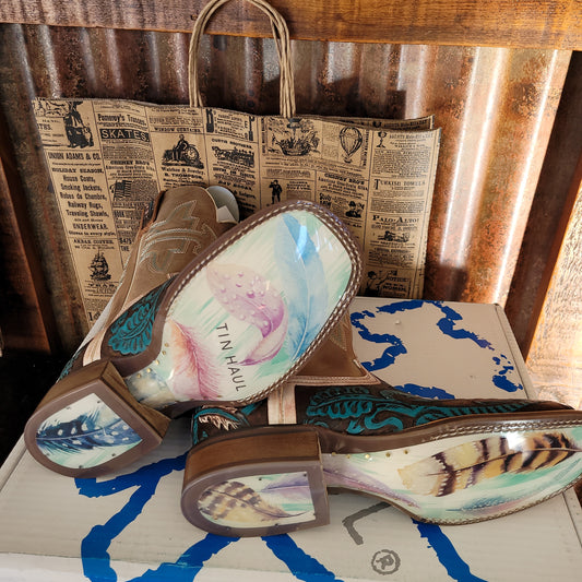 Boots Women’s Tin Haul 1455 BR Lone Flower 14-021-0007-1455