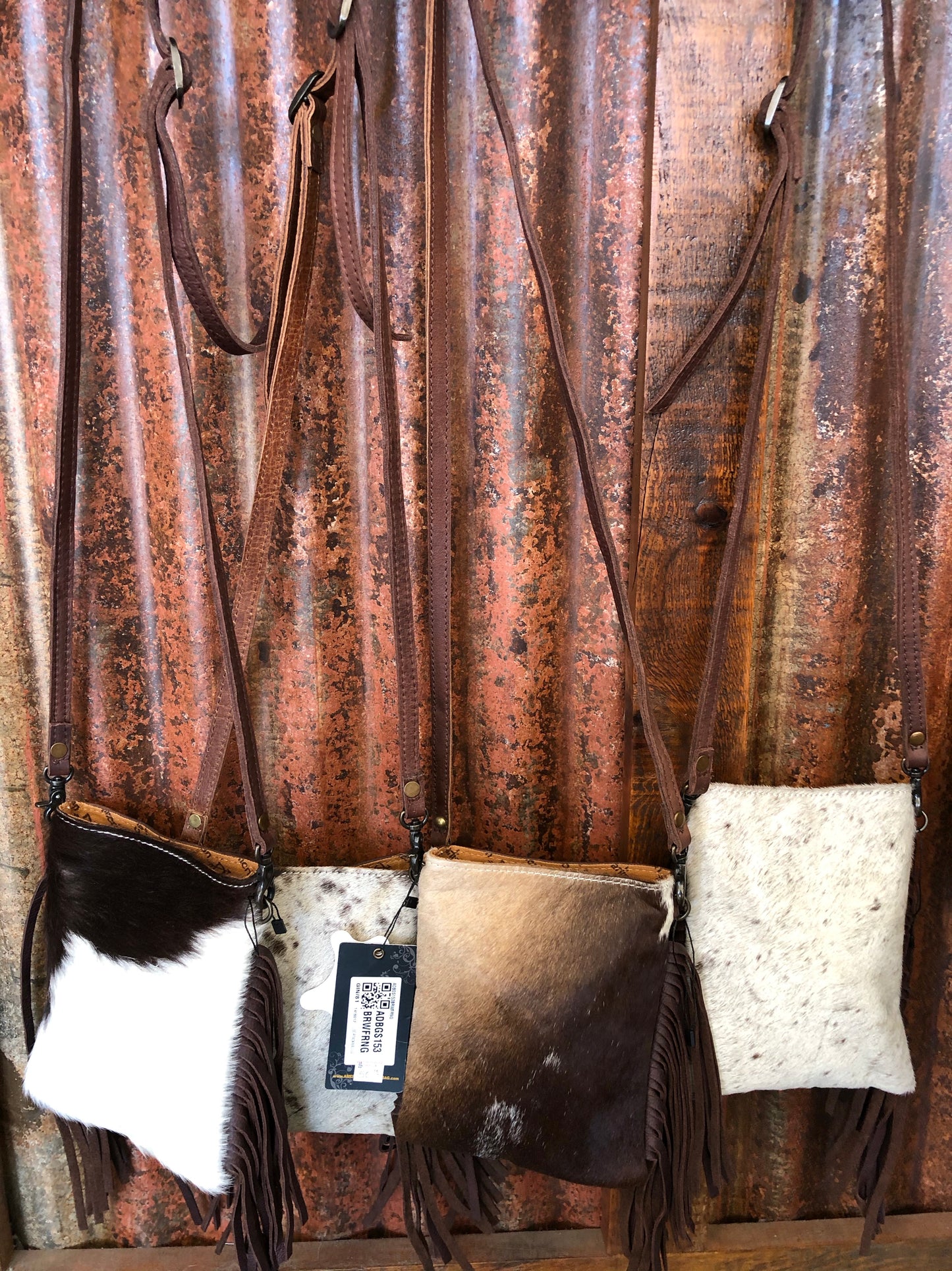 Purses Bags American Darling ADBGS153BRWFRNG