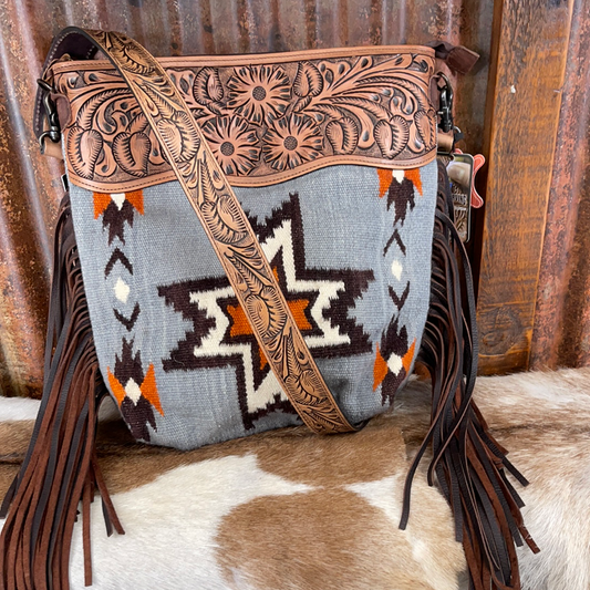 Purses American Darling Saddle Blanket Cross Body ADBG510D3 ADBG510D9