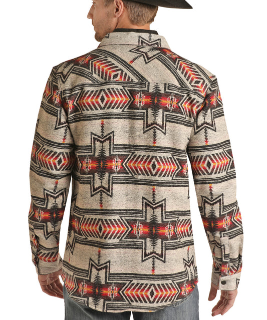 Outerwear Men’s Aztec Shirt Jacket RRMO92RZWP
