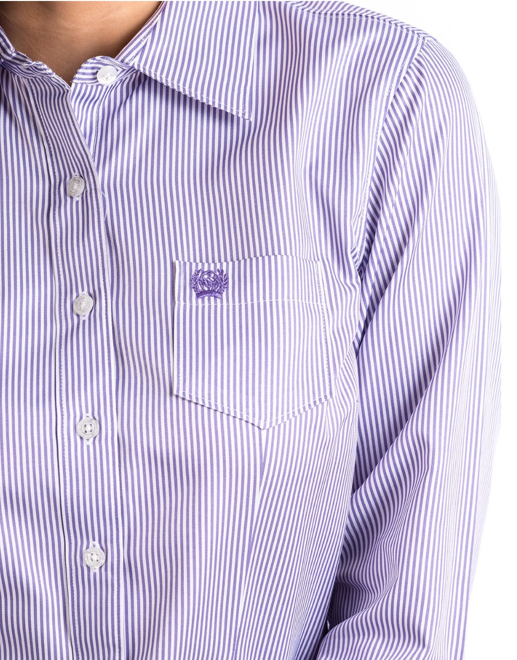 Shirts Women’s Cinch Purple Stripe Shirt MSW9164087