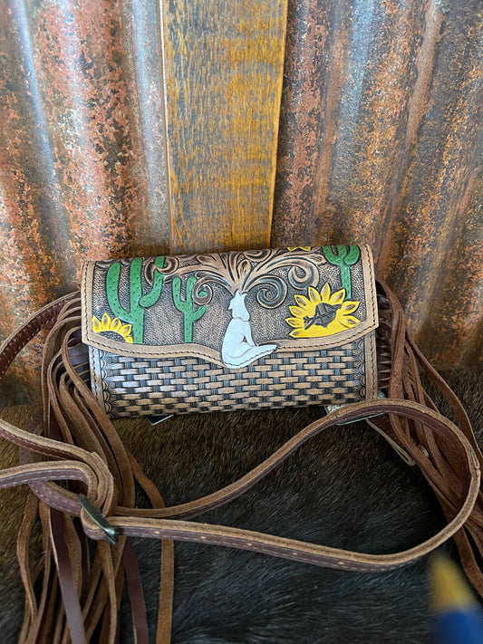 Purses American Darling Howling Sunflower Clutch/Purse ADBG556AFRNG