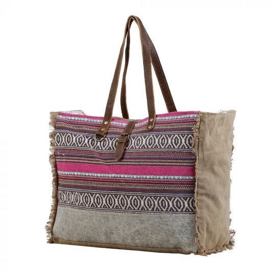 Purses Myra Bag Vibrant Boho Weekender Bag S-2802