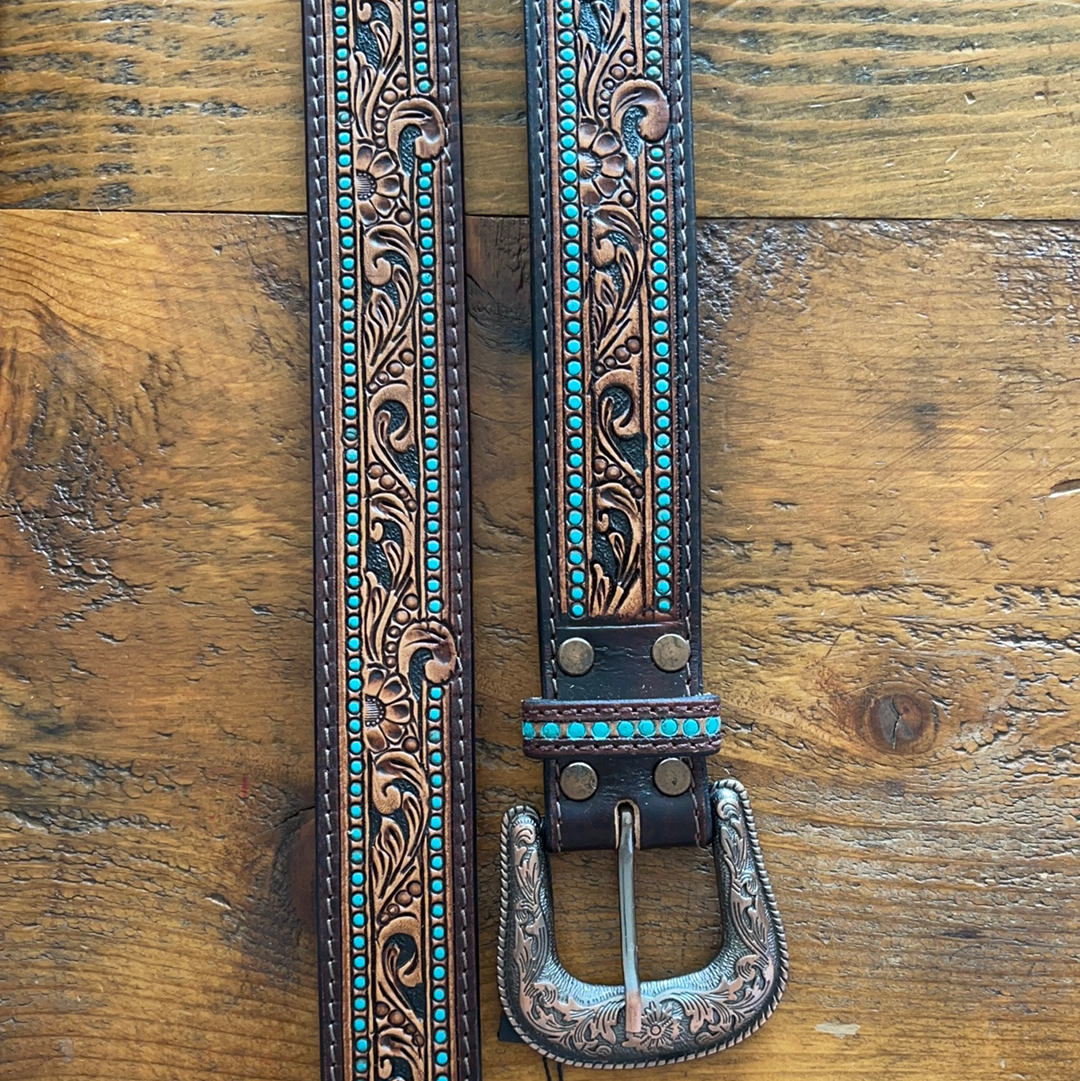 Belts Women’s American Darling Leather Embossed ADBLF110