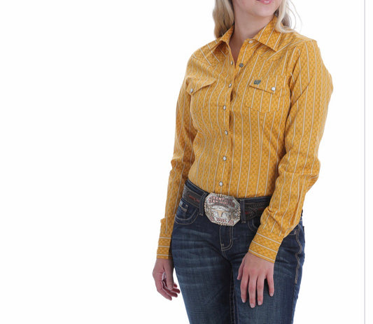 Shirts Women’s Cinch MSW9201014 Gold