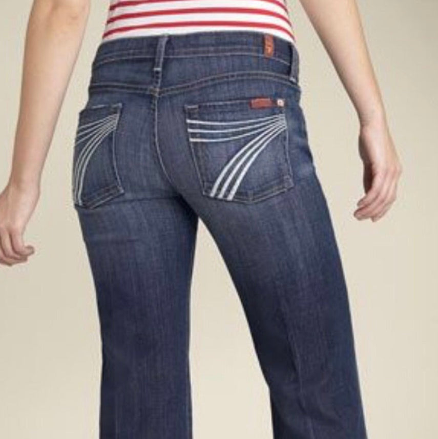 DoJo LKB Tailorless (shorter inseam) (EXCHANGE ONLY) Trousers 7 for all Mankind 7U15S44A LKB Jeans Women’s