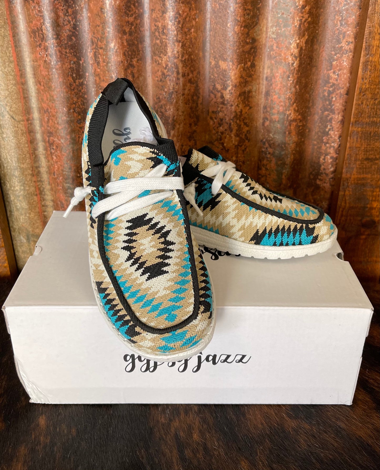 Women’s Shoes Pep GJSP0193-014 Color Black Turquoise