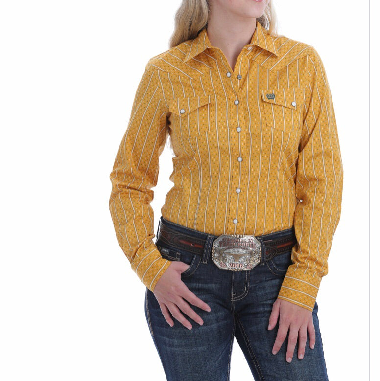 Shirts Women’s Cinch MSW9201014 Gold