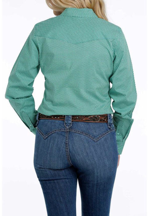 Shirts Women’s Cinch Snap Shirt Green MSW9201023