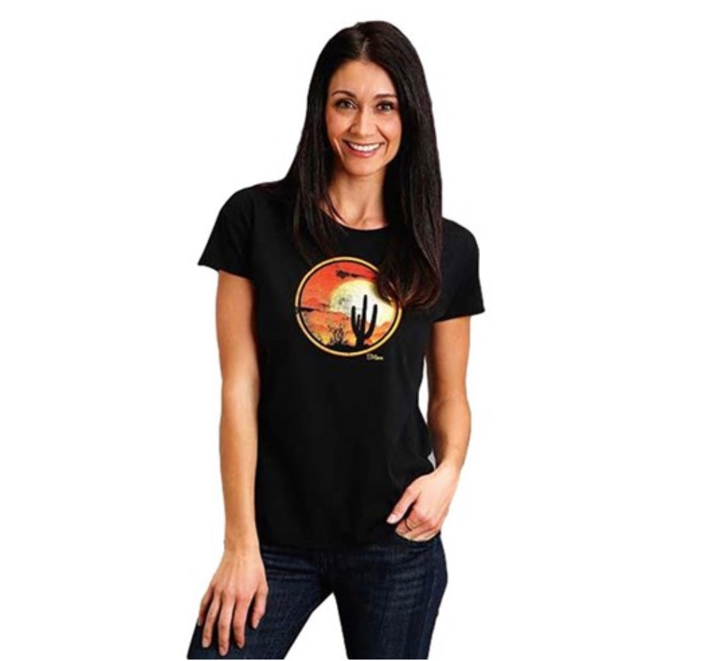 Shirts Women’s Stetson Cactus Sunset Graphic Tee 11-039-0562-0800