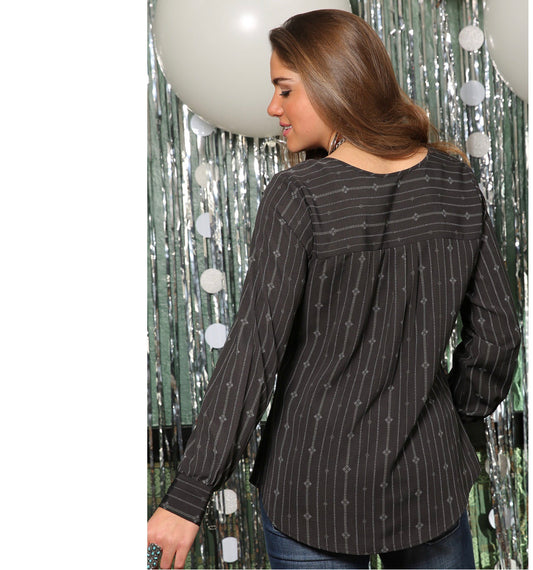 Shirts Women’s Grey and Black Shirt