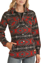 Outerwear Women’s Powder River Aztec Wool Shirt Jacket PRWO92RZZ3