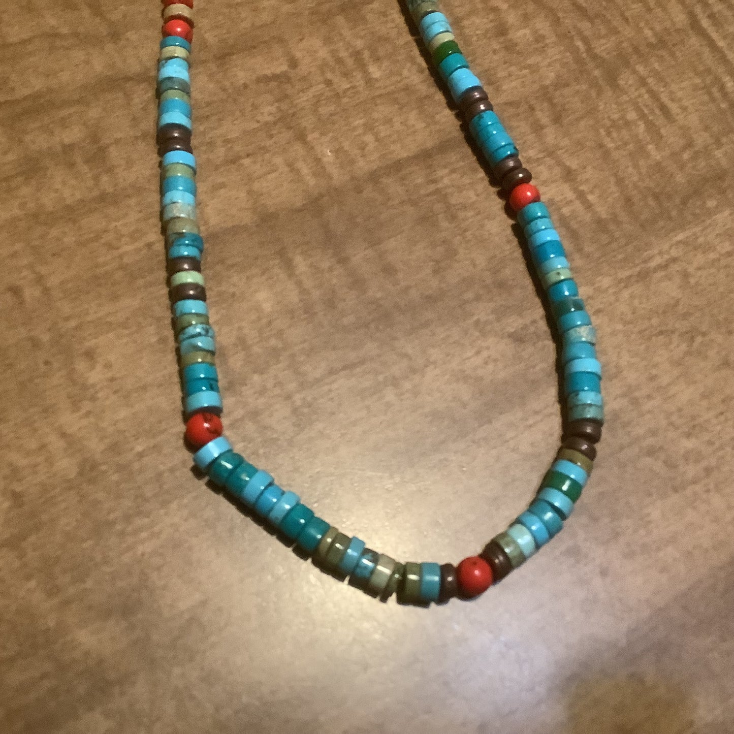 Beautiful real turquoise, stone 38”, 14", 15" Necklace