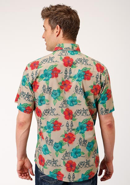 Trail Ride Tropical Short Sleeve Men’s Shirts 03-002-0064-0366
