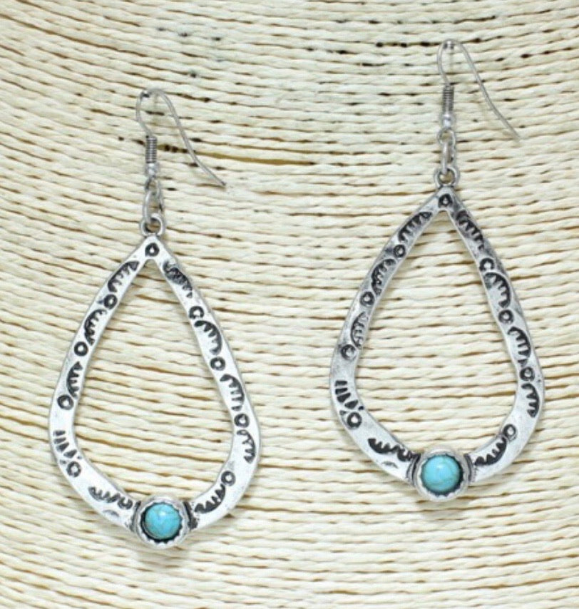 Western earrings Squash blossom or tear drop SE1357-SBTQ SE1357-PTTQ SE0049-SBTQ