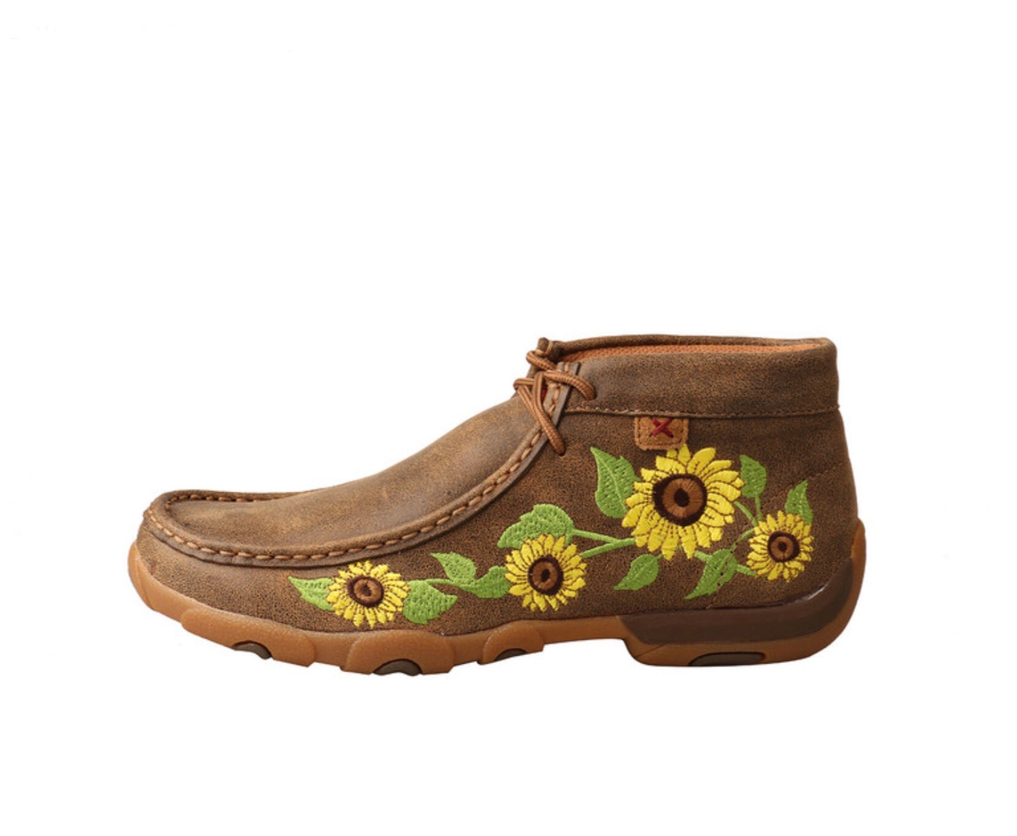 Shoes Women’s Twisted X sunflower CHUKKA DRIVING MOC WDM0128