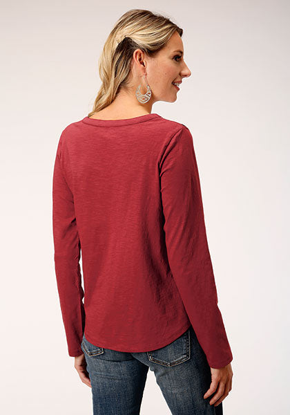 Shirts Women’s Long Sleeve Tee Embroidery 03-038-0513-7055