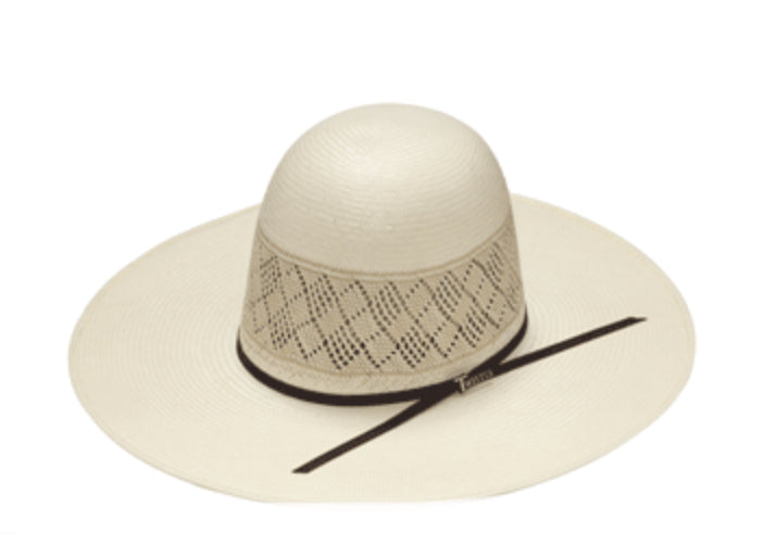 Hats M&F TWISTER 20X SHANTUNG HAT IVORY/TAN T73546