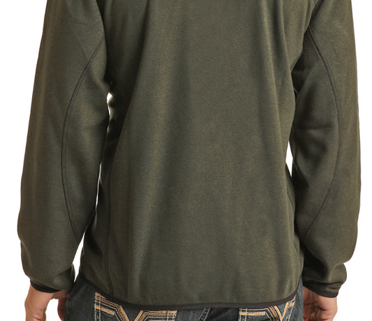 Outerwear Men’s Heather Knit Quarter Zip PRMO91RZYD