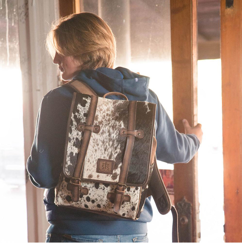 Purses Backpack STS Cowhide Knapsack STS36295