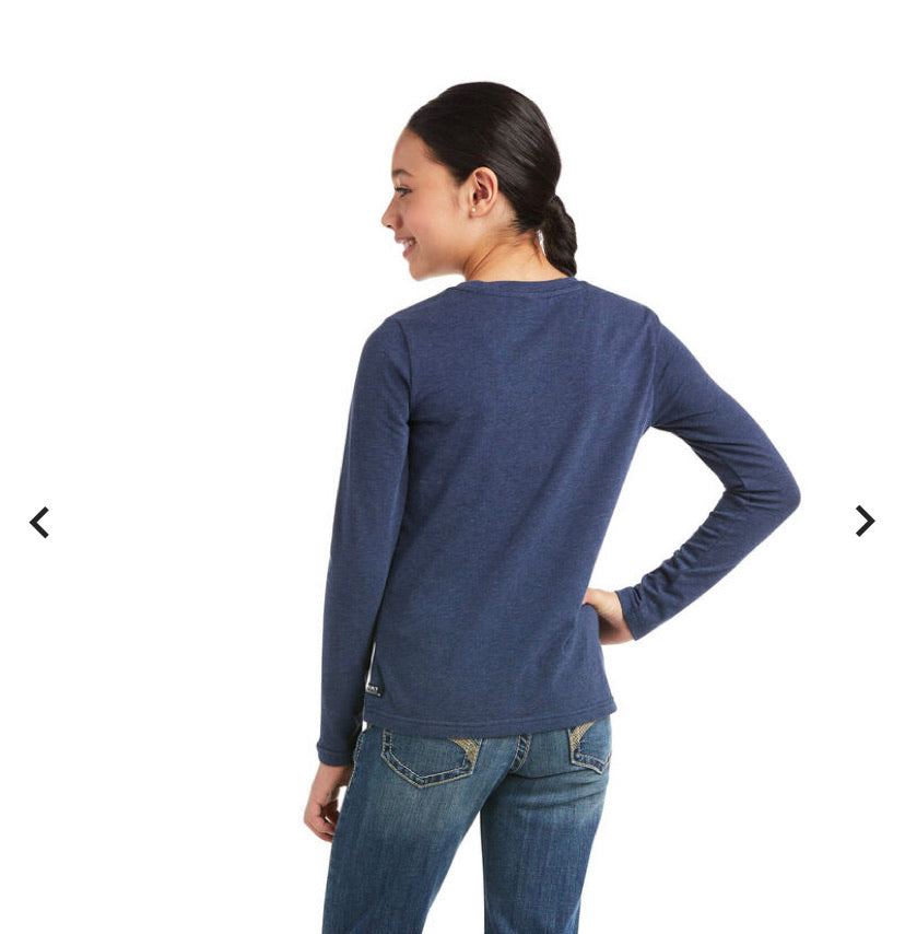 Shirts Kids Ariat Flora Fauna Long Sleeve Tee 10036979