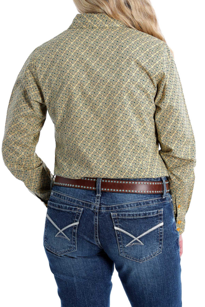 Shirts Women’s Cinch Mustard Button Up MSW9164163