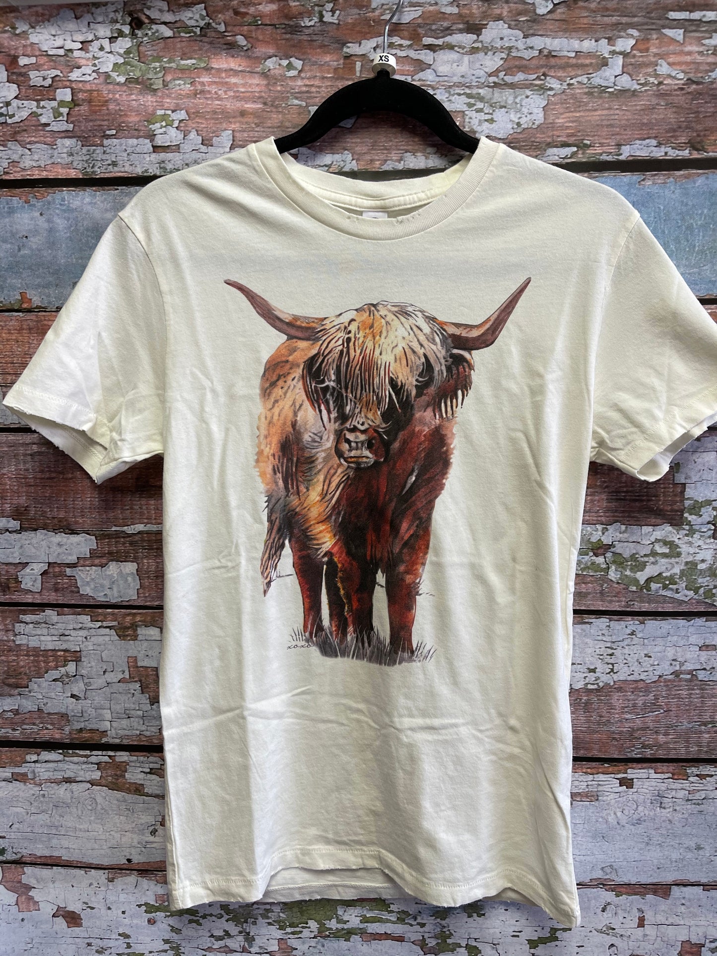 Shirts Women’s XOXO&CO Highland cow Tee