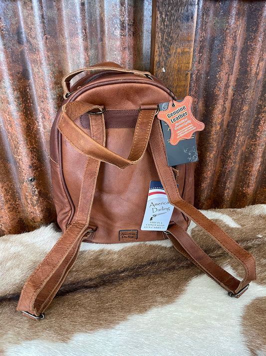 Purses American Darling Saddle Blanket Backpack ADBGS156DAR