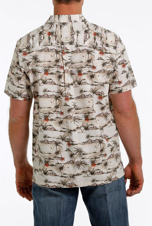 Shirts Men’s Cinch Short Sleeve Camp Shirt MTW1401001