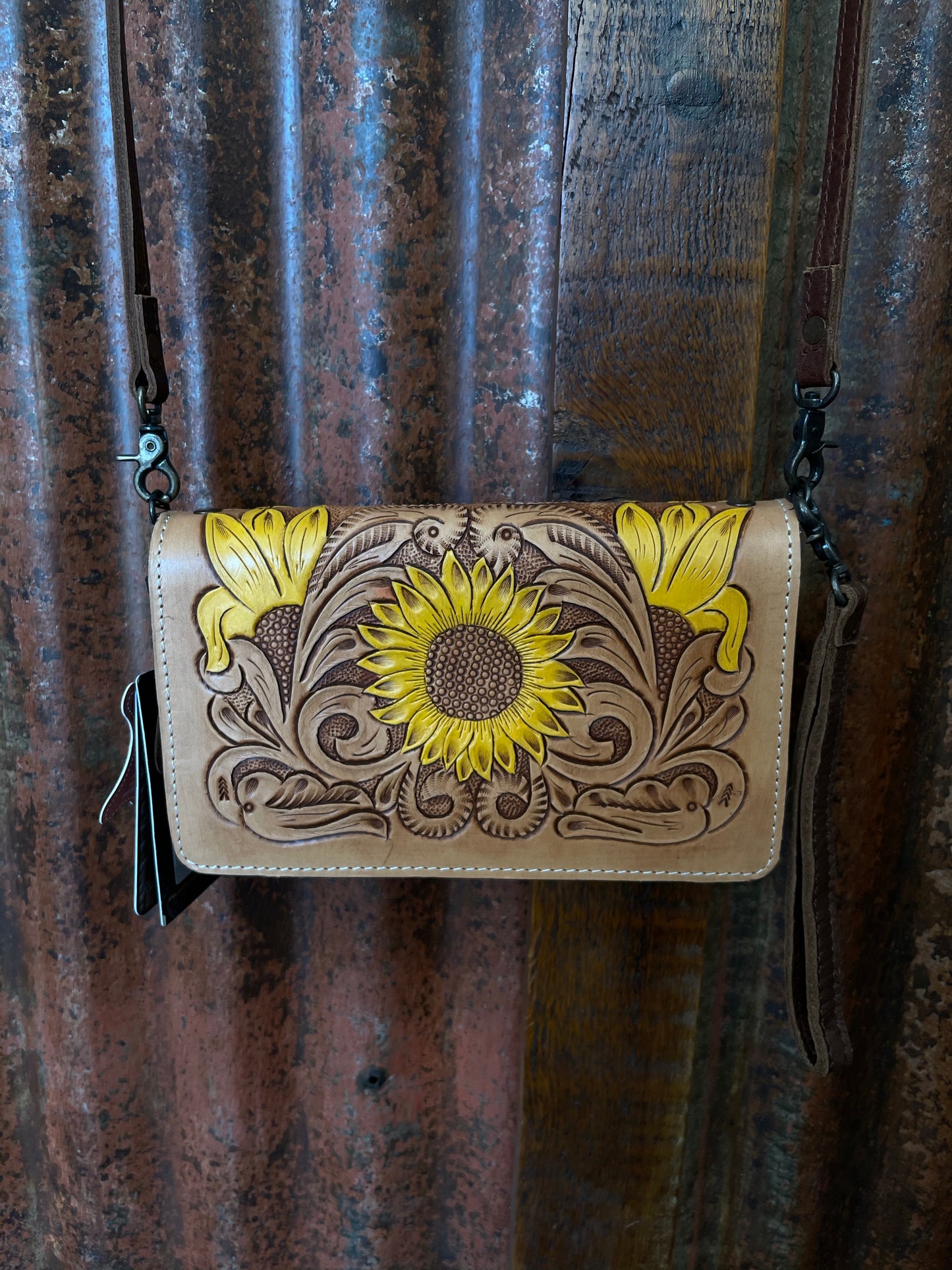 Purses American Darling Mustard Clutch/Purse ADBG554