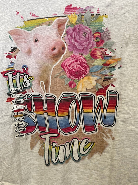 Shirts Women’s It’s Show Time Rose Pig