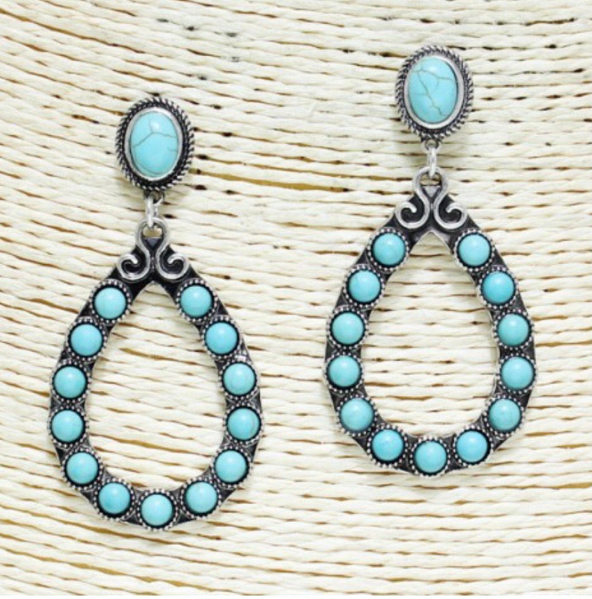 Teardrop, squash blossom or western blossom earrings turquoise or multi colored stone AE3673 AE3673 AE3675 AE3674 SE0758