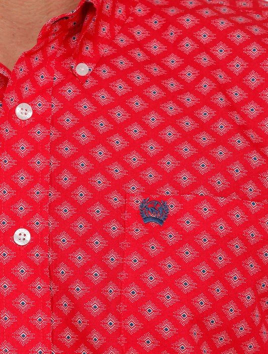 Shirts Men’s Cinch Red MTW1105398