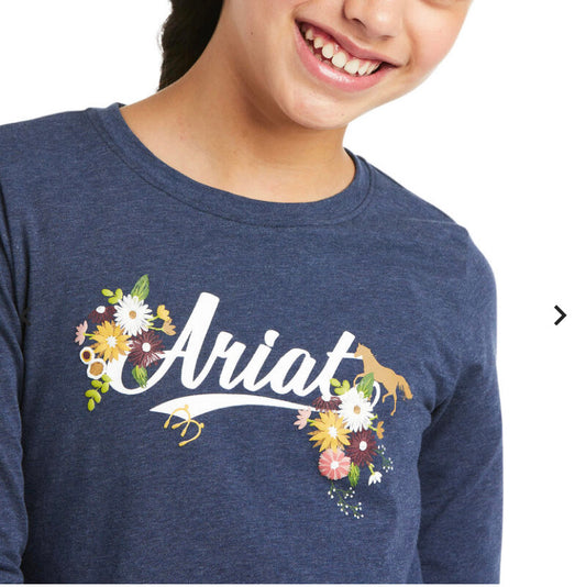 Shirts Kids Ariat Flora Fauna Long Sleeve Tee 10036979