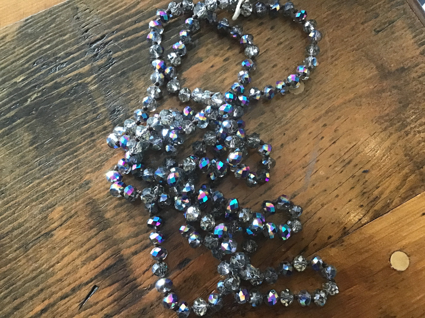 Necklaces sparkle beads in different colors RZN36005