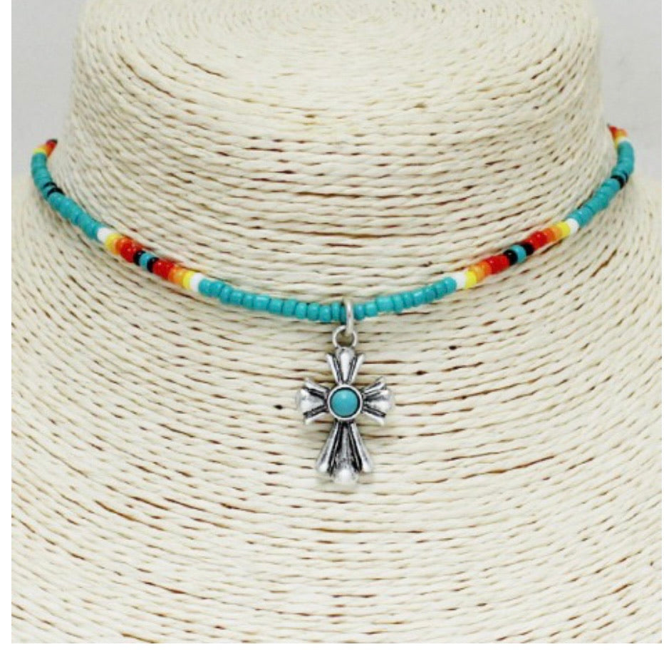 Beaded Choker Necklaces / beaded necklace