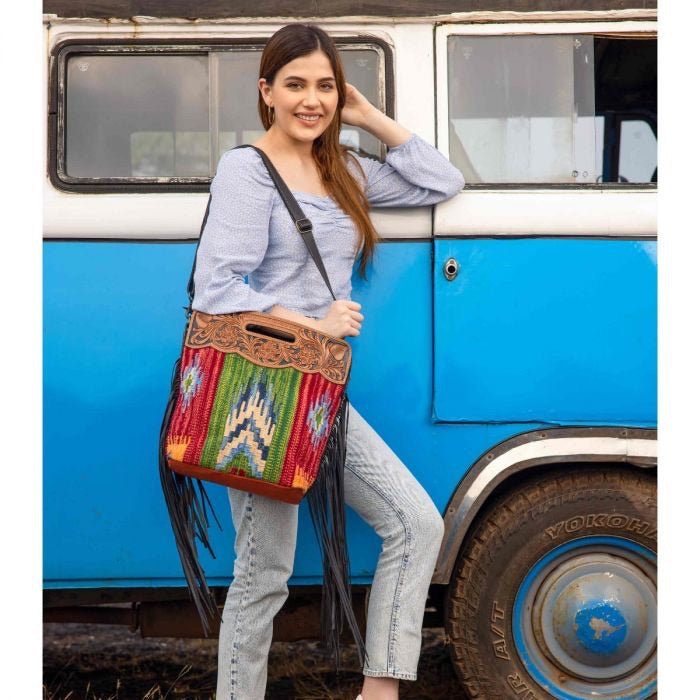 Purses Bags Myra Jardin Hand Tooled Bag S-3057