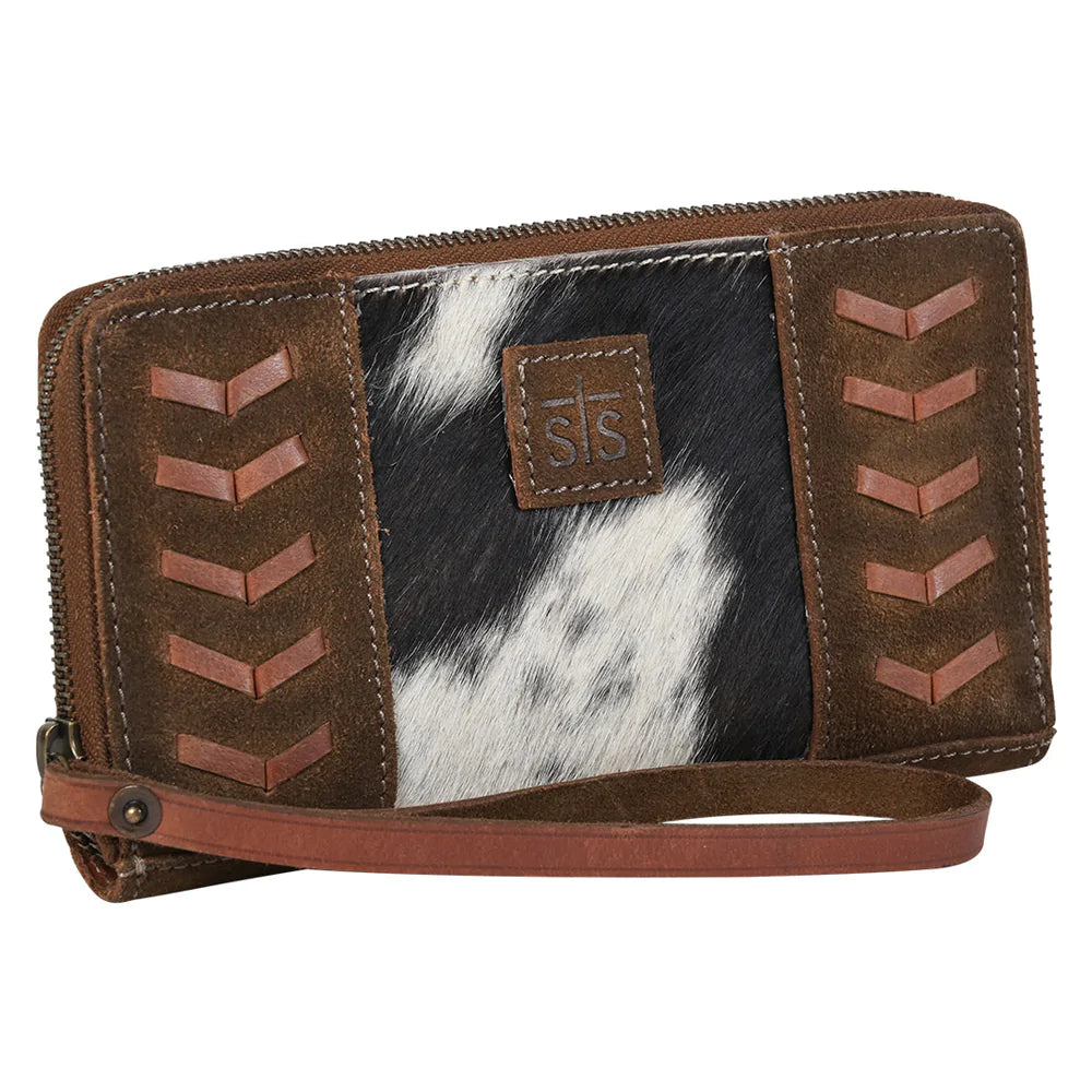 Purses Wallets STS Ranchwear Cowhide Saddle Tramp Bentley Wallet STS61378