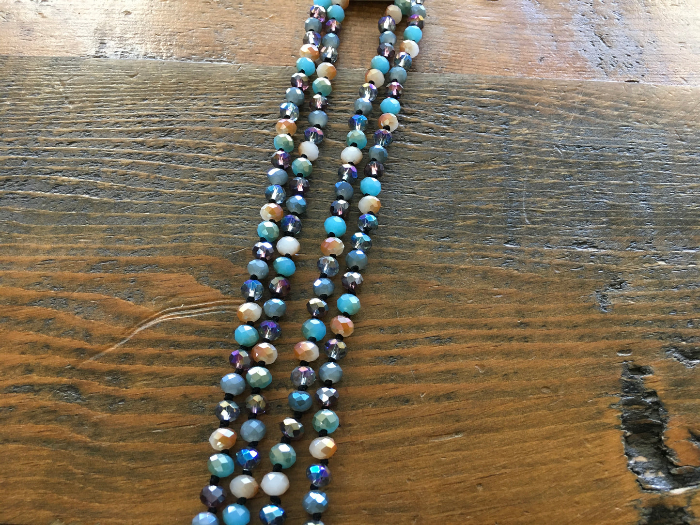 Necklaces sparkle beads in different colors RZN36005