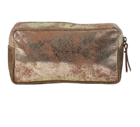 Purses STS Cowhide Flaxen Roan Cosmetic Bag STS31335