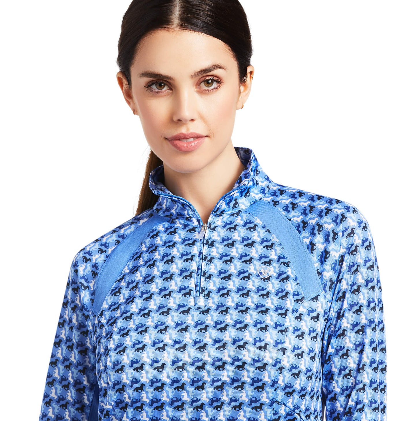 Shirts Women’s Ariat Sunstopper 2.0 1/4 Zip Baselayer 10039355 FFKO-EE