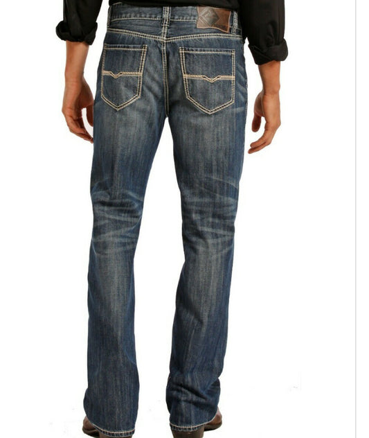 Men’s Double Barrel Straight Jeans MOS8553