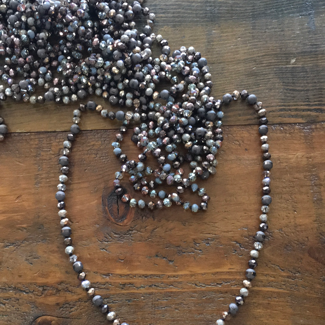 Necklaces sparkle beads in different colors RZN36005
