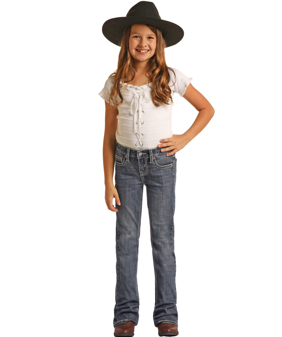 Jeans Kid’s Girls Rock & Roll Denim Bootcut RRGD4MRZPP